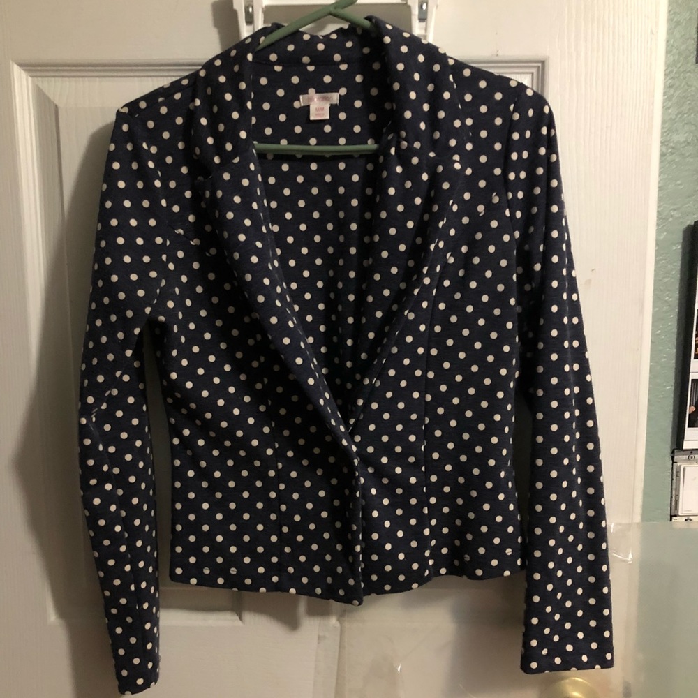 Polka Dot Blazer